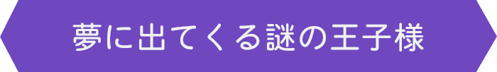 夢に出てくる謎の王子様